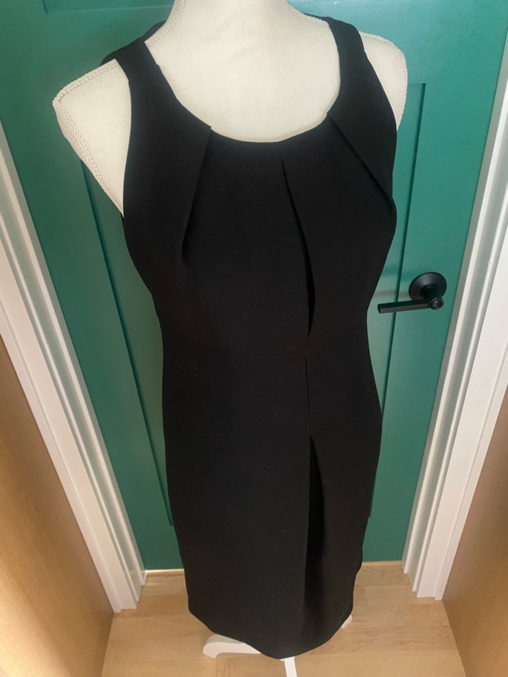 Classic Black Sleeveless Sheath Dress by Taylor
